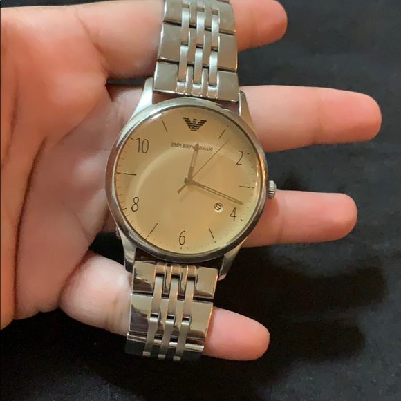 Men’s Emporio Armani 1881 Stainless Steel Watch - Picture 5 of 7